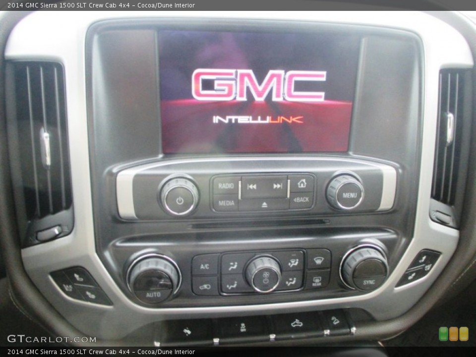 Cocoa/Dune Interior Controls for the 2014 GMC Sierra 1500 SLT Crew Cab 4x4 #98077624