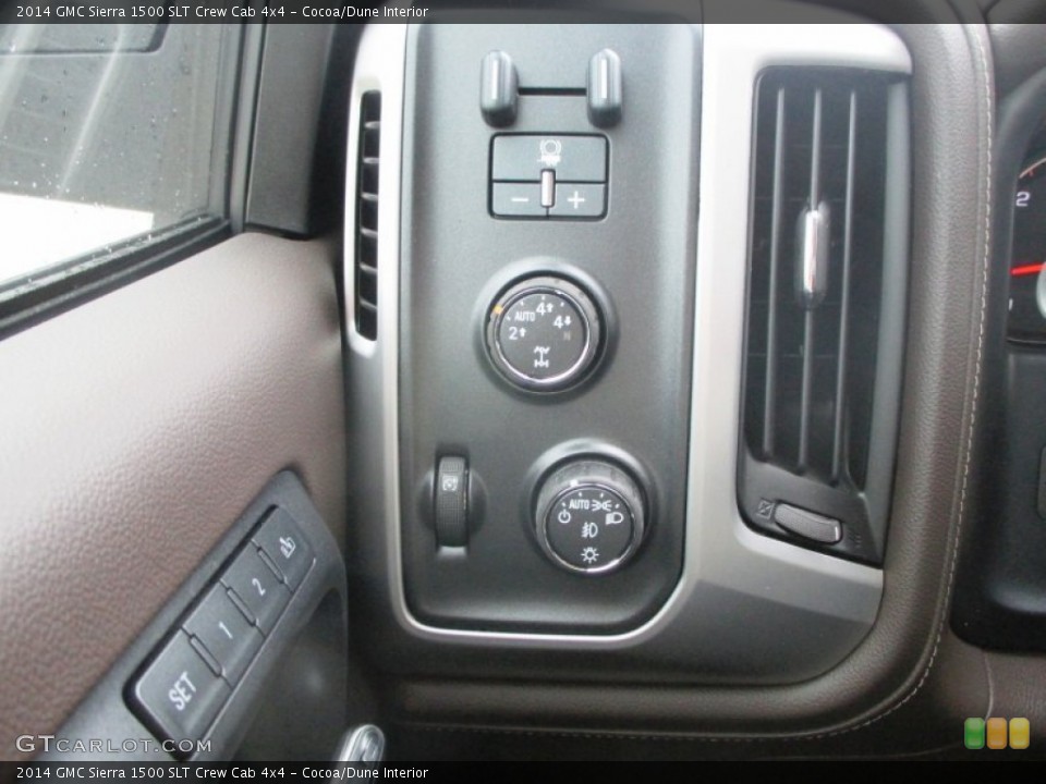 Cocoa/Dune Interior Controls for the 2014 GMC Sierra 1500 SLT Crew Cab 4x4 #98078021