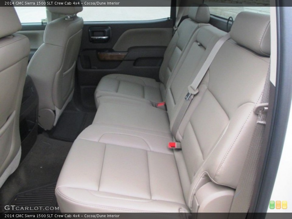 Cocoa/Dune Interior Rear Seat for the 2014 GMC Sierra 1500 SLT Crew Cab 4x4 #98078134