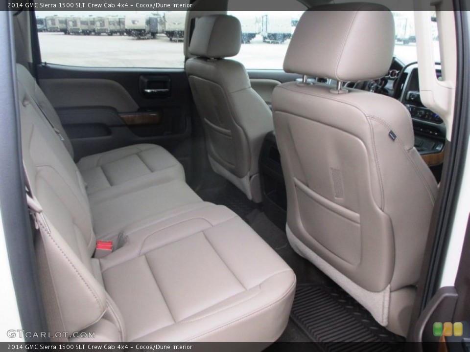Cocoa/Dune Interior Rear Seat for the 2014 GMC Sierra 1500 SLT Crew Cab 4x4 #98078223