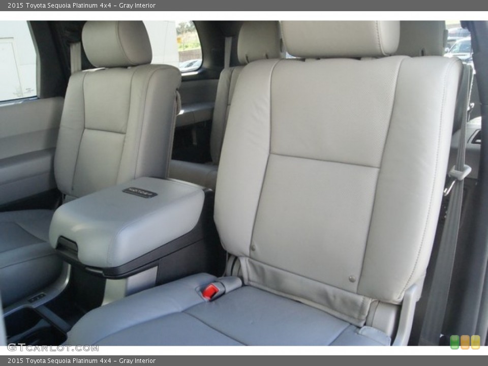 Gray Interior Rear Seat for the 2015 Toyota Sequoia Platinum 4x4 #98078644