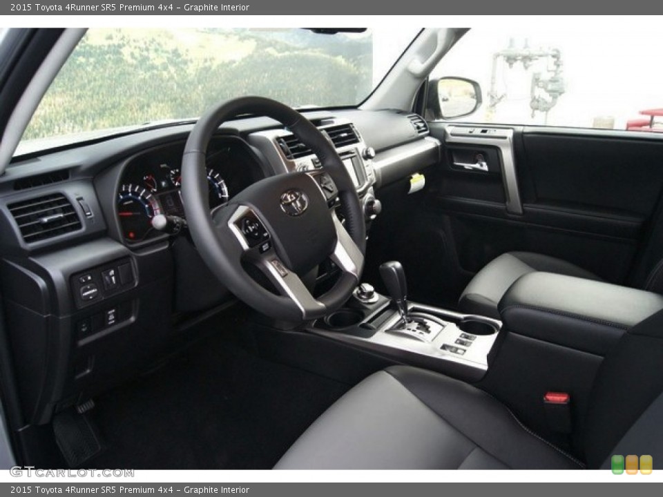 Graphite Interior Photo for the 2015 Toyota 4Runner SR5 Premium 4x4 #98078824