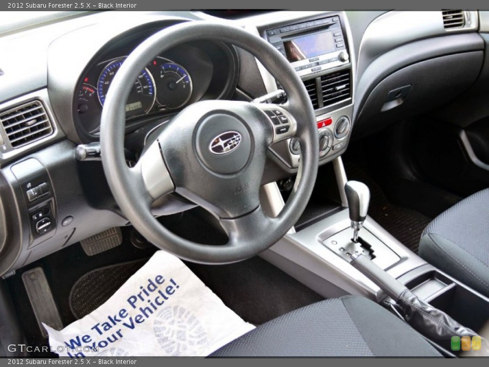 Black Interior Photo for the 2012 Subaru Forester 2.5 X #98081836