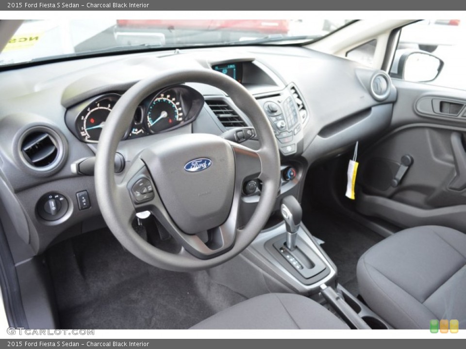 Charcoal Black Interior Prime Interior for the 2015 Ford Fiesta S Sedan #98105123