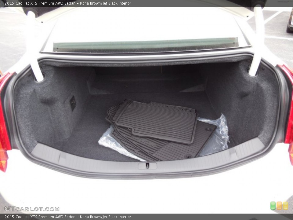 Kona Brown/Jet Black Interior Trunk for the 2015 Cadillac XTS Premium AWD Sedan #98105573