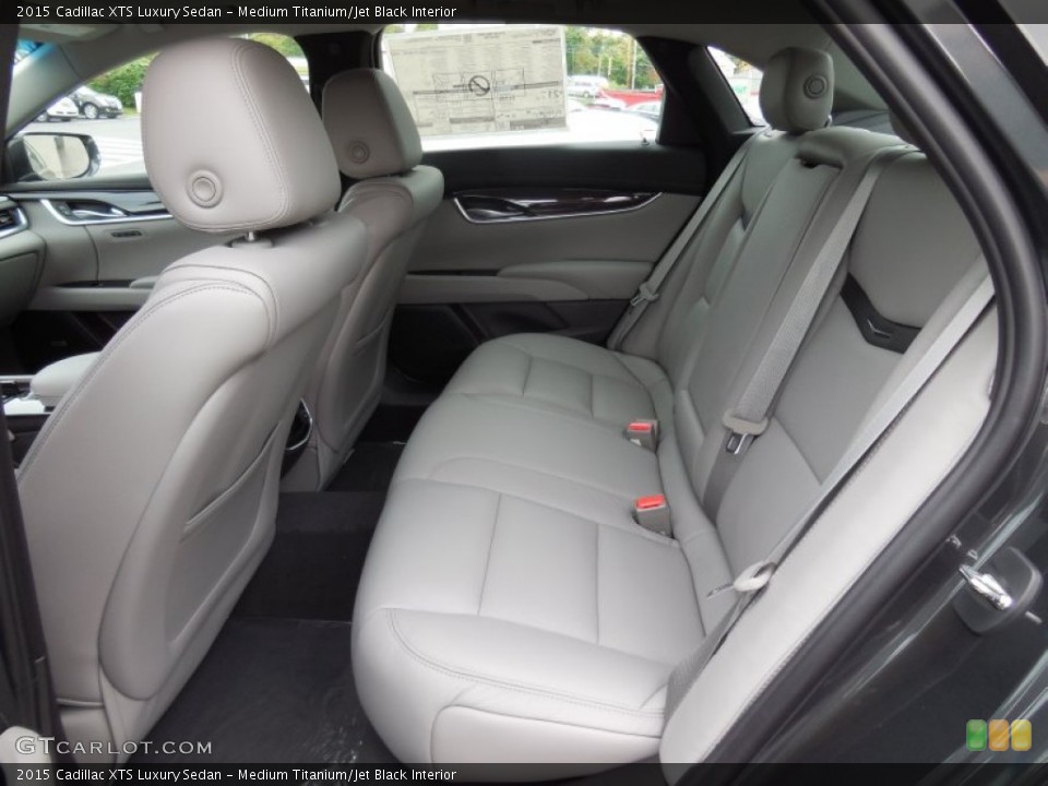 Medium Titanium/Jet Black Interior Rear Seat for the 2015 Cadillac XTS Luxury Sedan #98106605