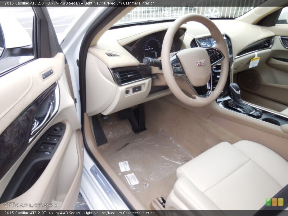 Light Neutral/Medium Cashmere Interior Prime Interior for the 2015 Cadillac ATS 2.0T Luxury AWD Sedan #98106890