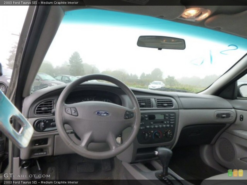 Medium Graphite Interior Dashboard for the 2003 Ford Taurus SES #98109020