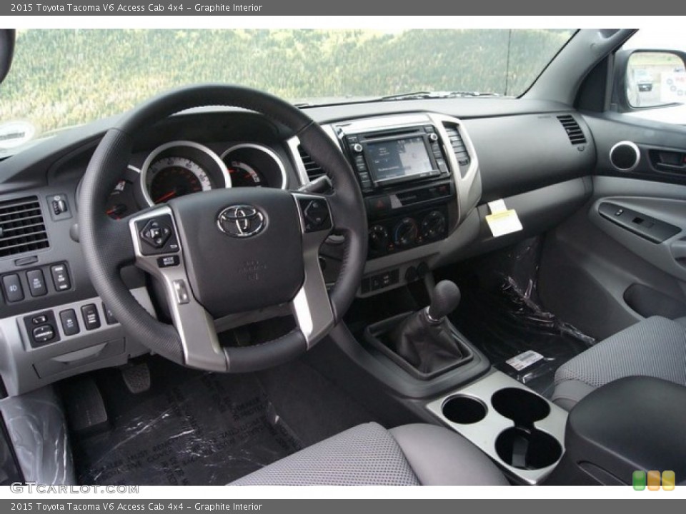 Graphite Interior Prime Interior for the 2015 Toyota Tacoma V6 Access Cab 4x4 #98110244