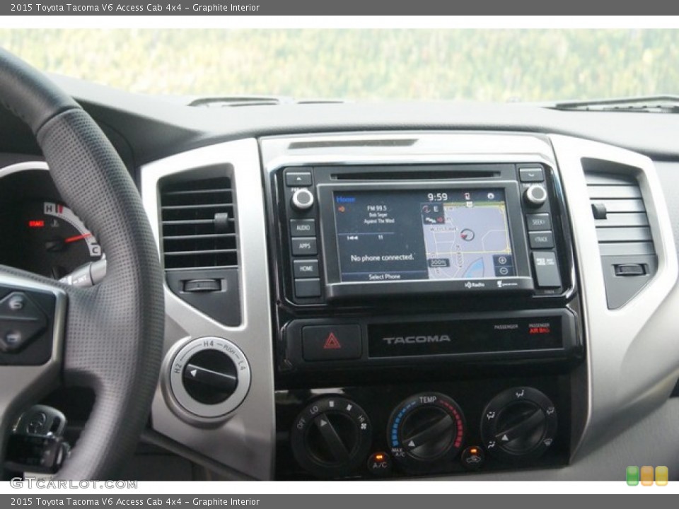 Graphite Interior Controls for the 2015 Toyota Tacoma V6 Access Cab 4x4 #98110268