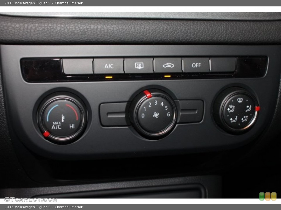 Charcoal Interior Controls for the 2015 Volkswagen Tiguan S #98112980