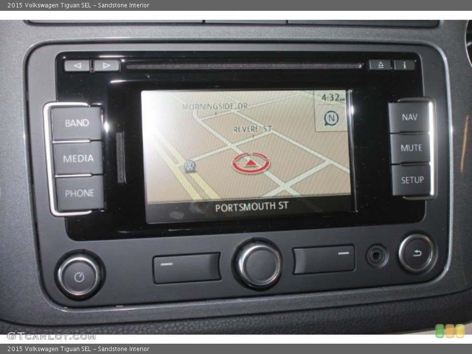 Sandstone Interior Controls for the 2015 Volkswagen Tiguan SEL #98113643