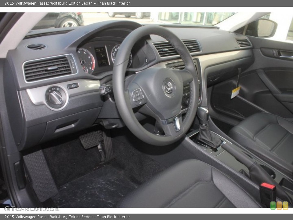 Titan Black Interior Prime Interior for the 2015 Volkswagen Passat Wolfsburg Edition Sedan #98115539