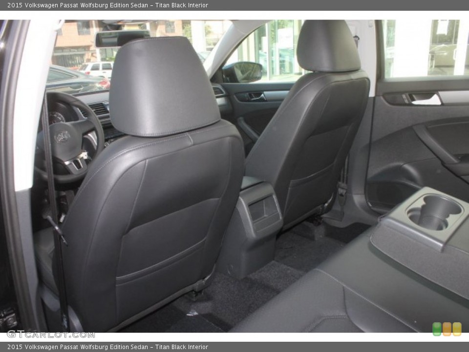 Titan Black Interior Rear Seat for the 2015 Volkswagen Passat Wolfsburg Edition Sedan #98115806