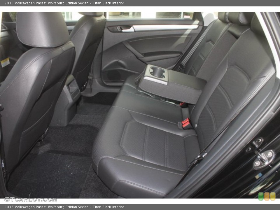 Titan Black Interior Rear Seat for the 2015 Volkswagen Passat Wolfsburg Edition Sedan #98115827