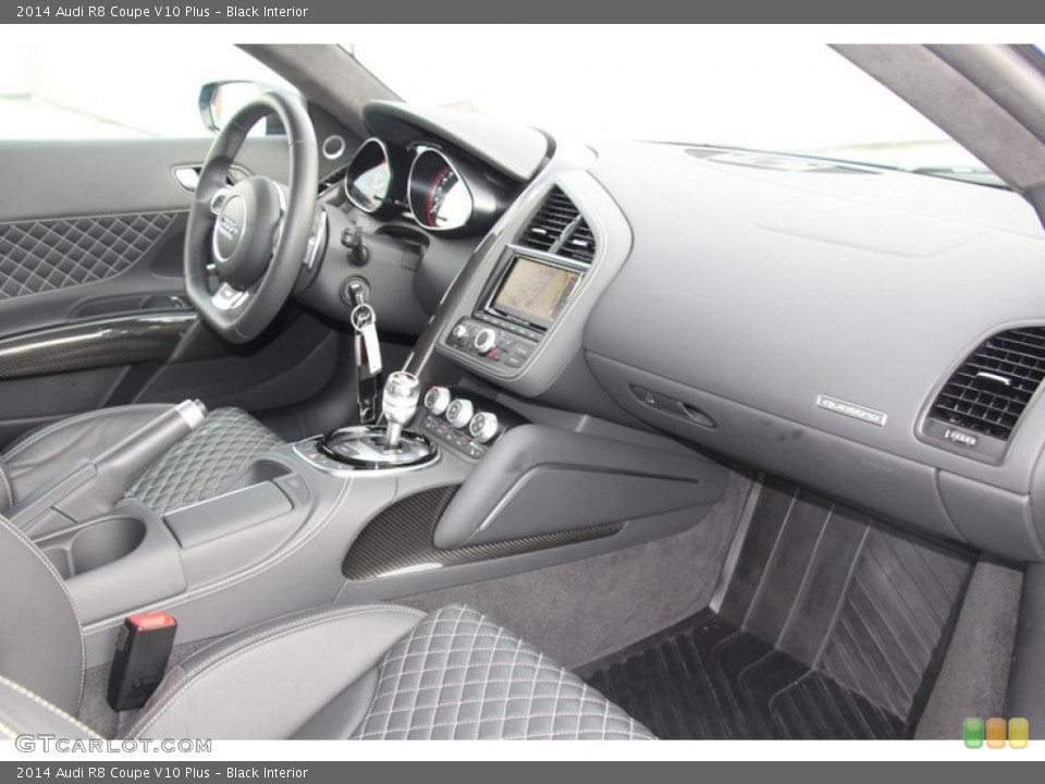 Black Interior Dashboard for the 2014 Audi R8 Coupe V10 Plus #98122751