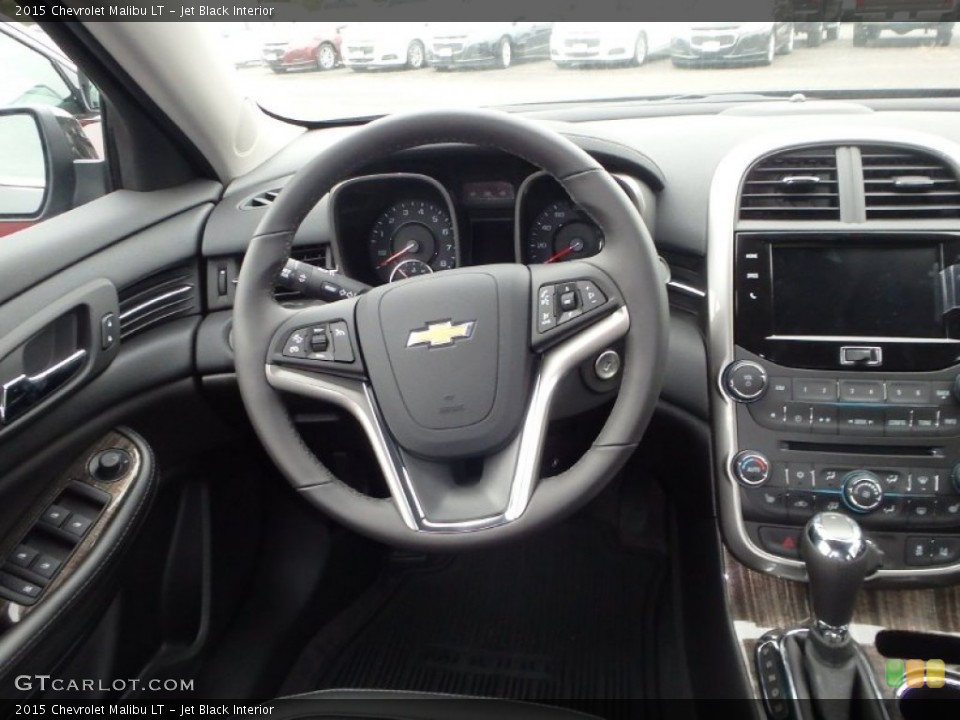 Jet Black Interior Steering Wheel for the 2015 Chevrolet Malibu LT #98123018
