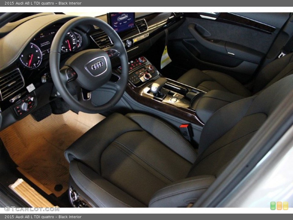 Black 2015 Audi A8 Interiors