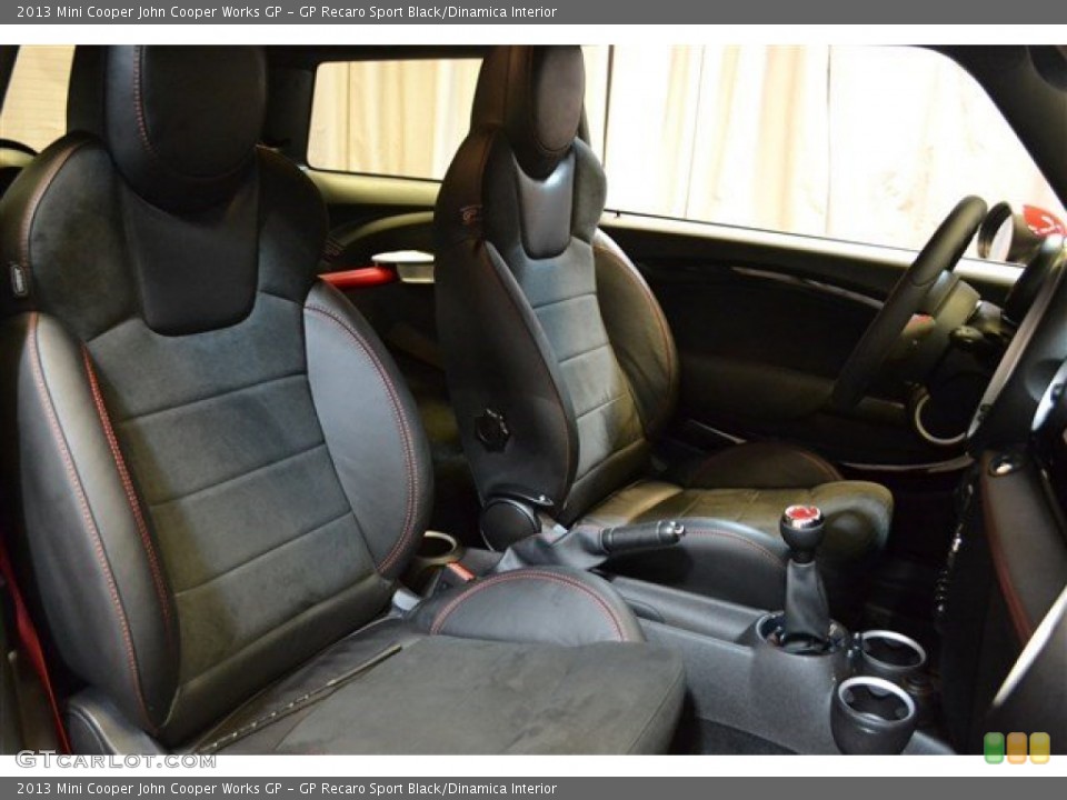 GP Recaro Sport Black/Dinamica Interior Front Seat for the 2013 Mini Cooper John Cooper Works GP #98129573