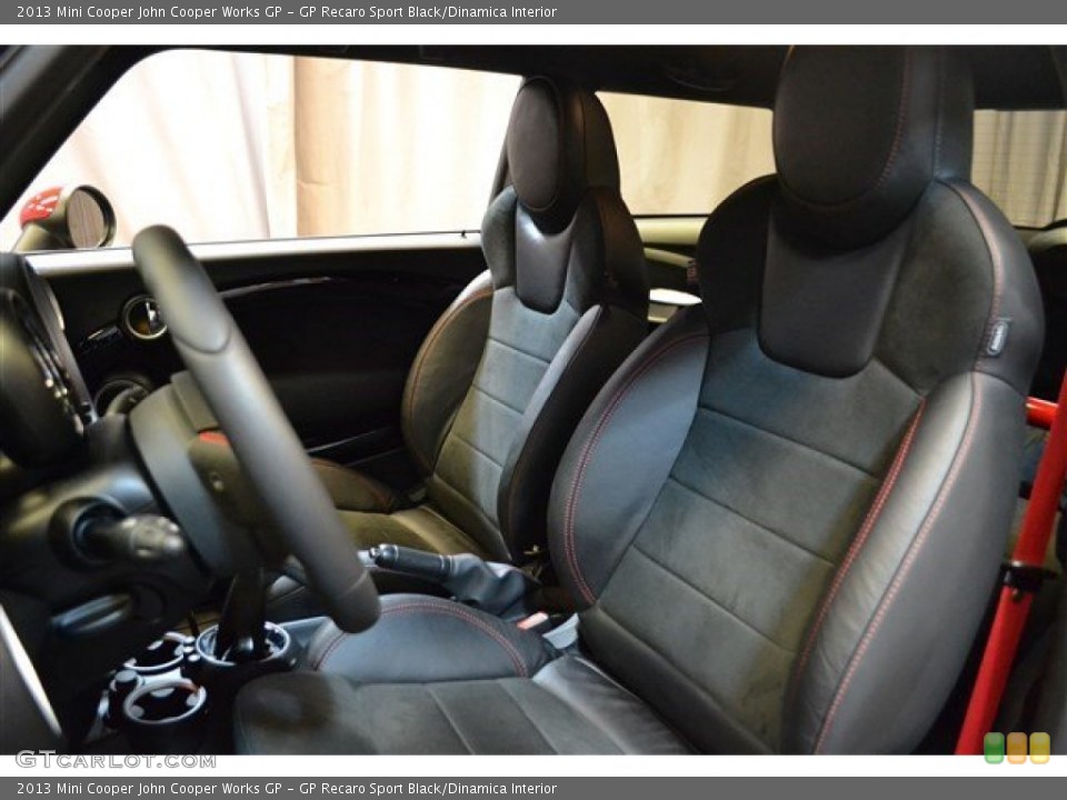 GP Recaro Sport Black/Dinamica Interior Front Seat for the 2013 Mini Cooper John Cooper Works GP #98129935