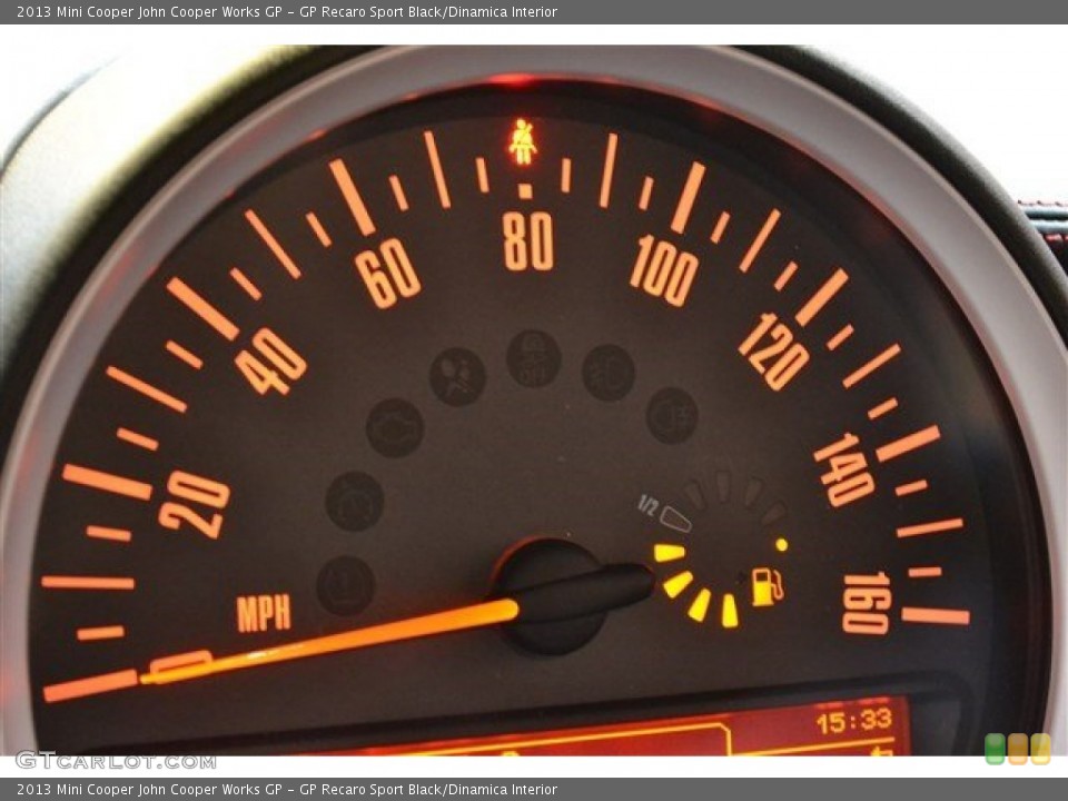 GP Recaro Sport Black/Dinamica Interior Gauges for the 2013 Mini Cooper John Cooper Works GP #98130029