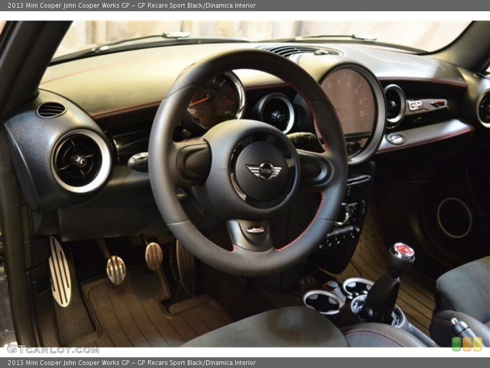 GP Recaro Sport Black/Dinamica Interior Steering Wheel for the 2013 Mini Cooper John Cooper Works GP #98130054