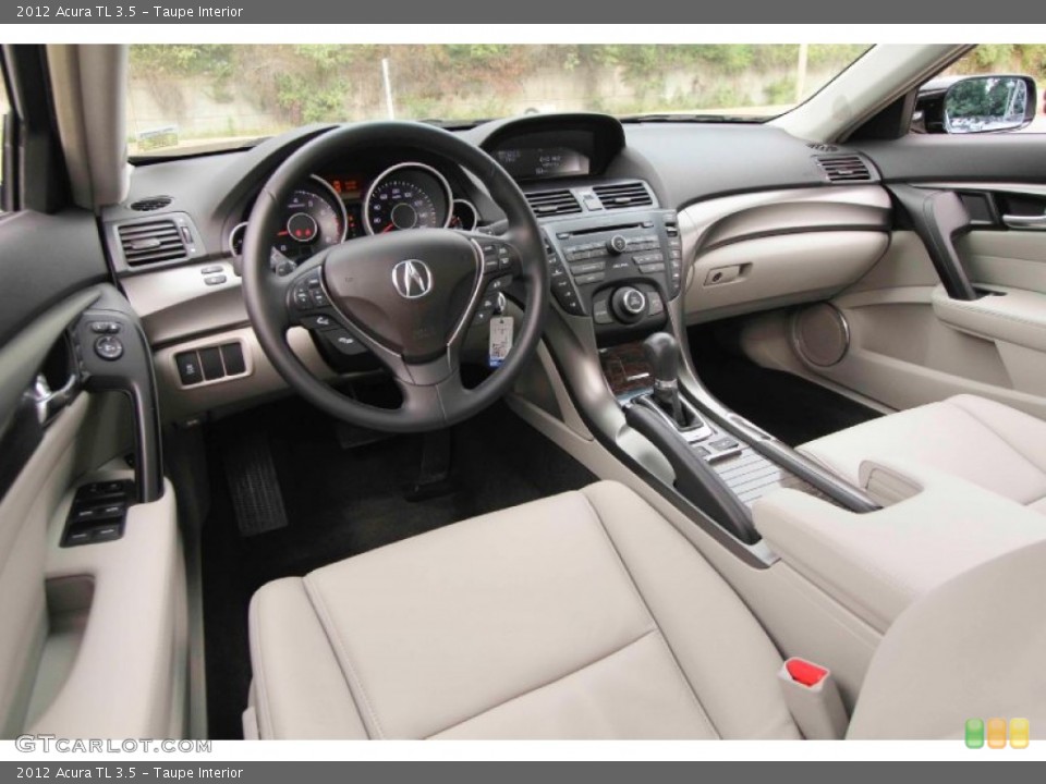 Taupe 2012 Acura TL Interiors