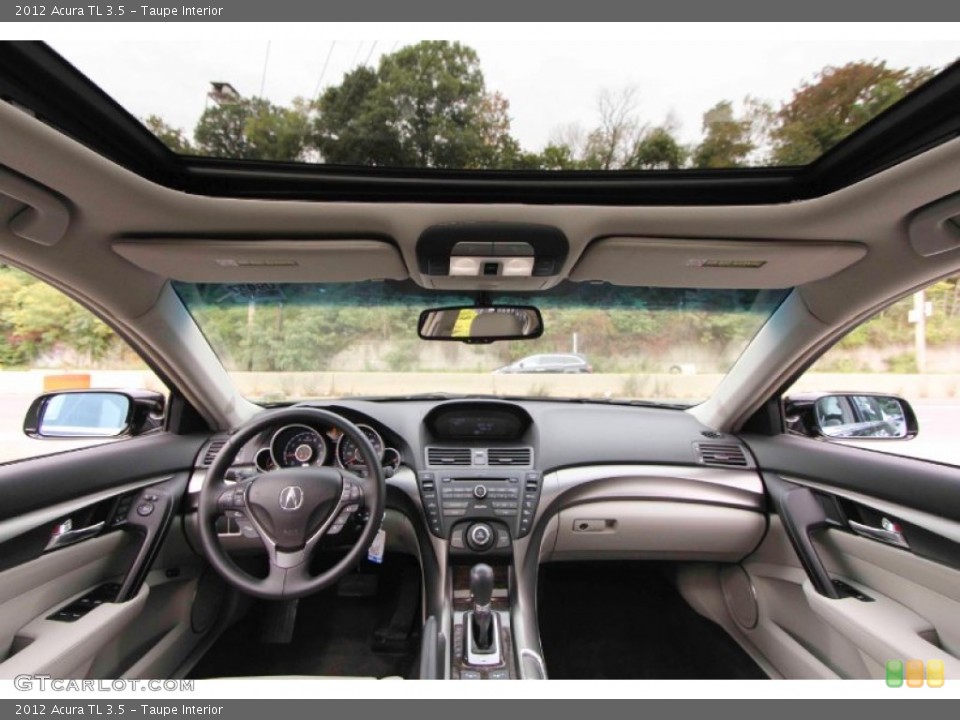 Taupe Interior Dashboard for the 2012 Acura TL 3.5 #98135873