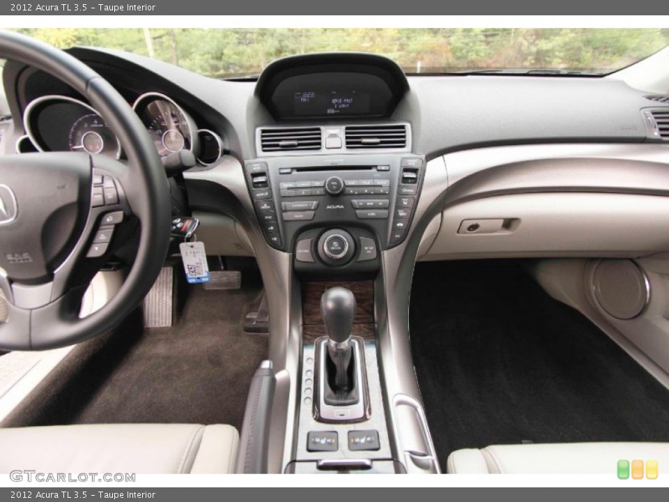 Taupe Interior Dashboard for the 2012 Acura TL 3.5 #98135921