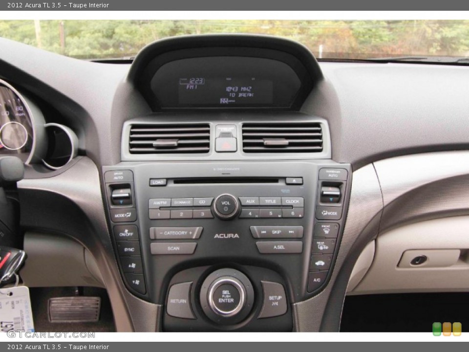 Taupe Interior Controls for the 2012 Acura TL 3.5 #98135942