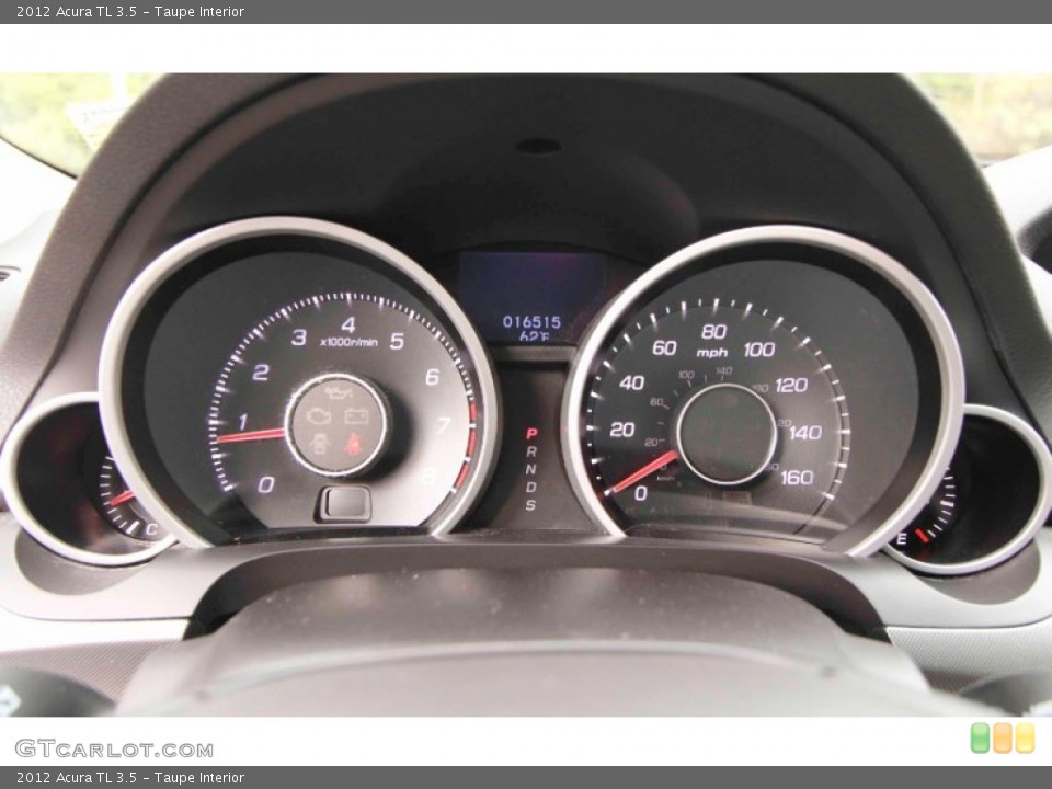 Taupe Interior Gauges for the 2012 Acura TL 3.5 #98135999