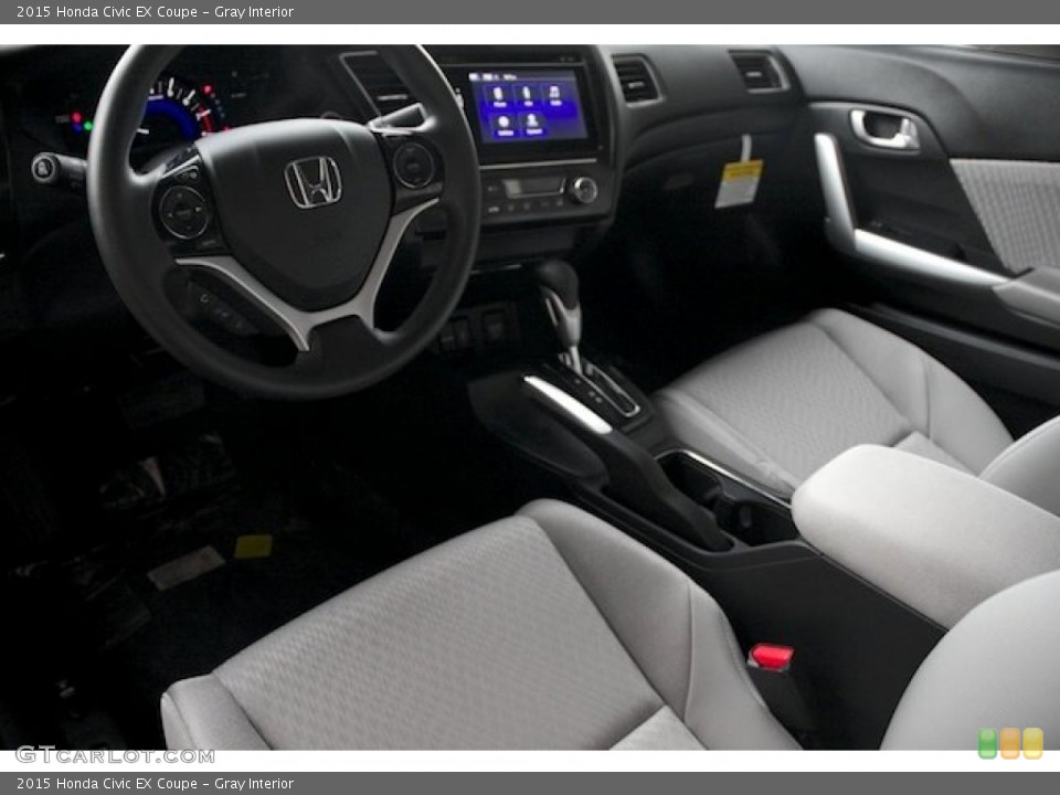 Gray Interior Photo for the 2015 Honda Civic EX Coupe #98142299