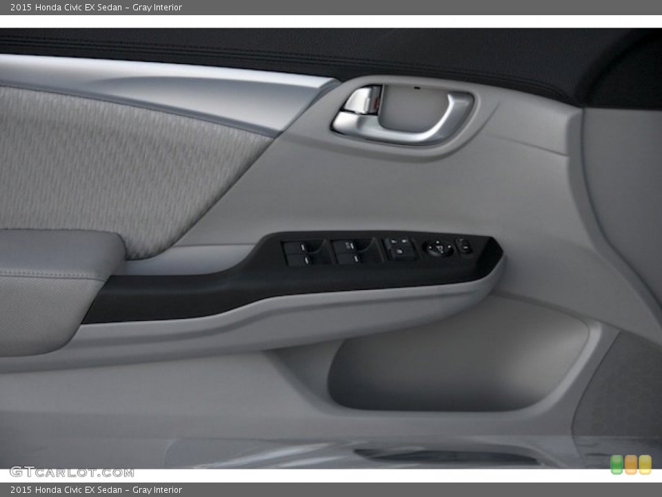 Gray Interior Door Panel for the 2015 Honda Civic EX Sedan #98143676