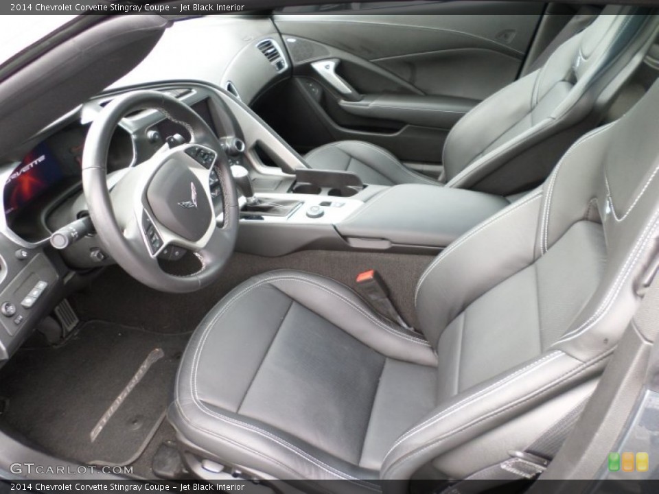 Jet Black Interior Photo for the 2014 Chevrolet Corvette Stingray Coupe #98145335