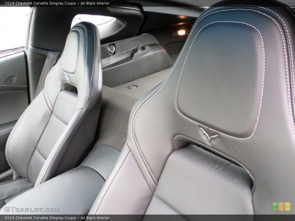 Jet Black Interior Front Seat for the 2014 Chevrolet Corvette Stingray Coupe #98145347