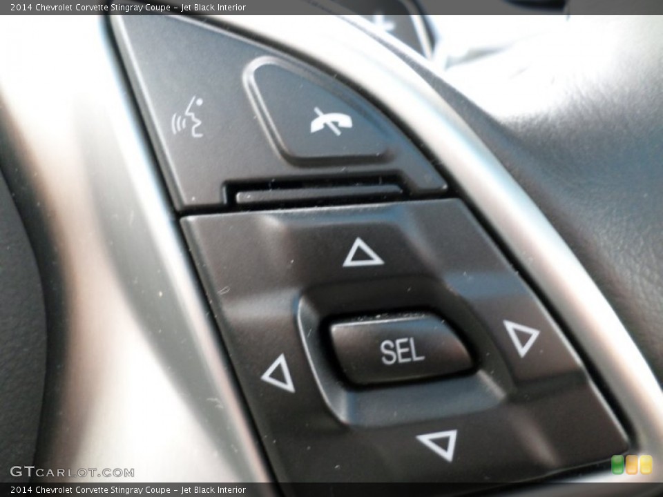 Jet Black Interior Controls for the 2014 Chevrolet Corvette Stingray Coupe #98145527