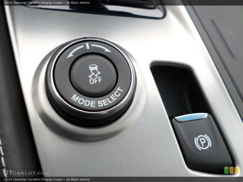 Jet Black Interior Controls for the 2014 Chevrolet Corvette Stingray Coupe #98145565