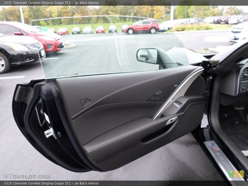 Jet Black Interior Door Panel for the 2015 Chevrolet Corvette Stingray Coupe Z51 #98145914