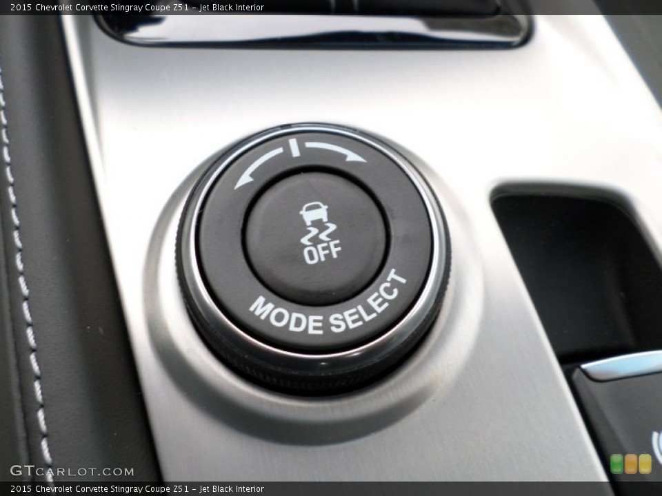 Jet Black Interior Controls for the 2015 Chevrolet Corvette Stingray Coupe Z51 #98146256