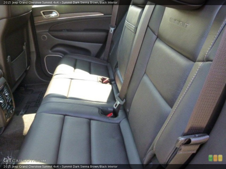 Summit Dark Sienna Brown/Black Interior Rear Seat for the 2015 Jeep Grand Cherokee Summit 4x4 #98148652