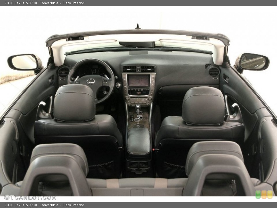 Black Interior Dashboard for the 2010 Lexus IS 350C Convertible #98153844