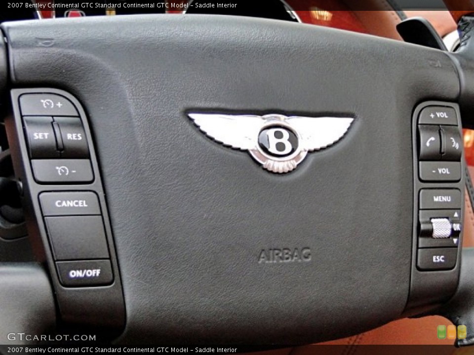 Saddle Interior Steering Wheel for the 2007 Bentley Continental GTC  #98159751
