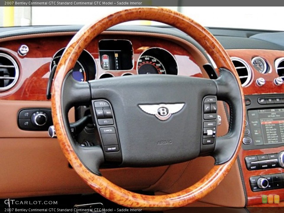 Saddle Interior Steering Wheel for the 2007 Bentley Continental GTC  #98160642