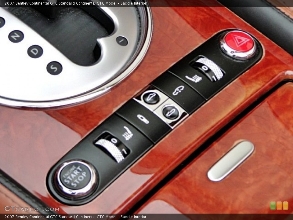 Saddle Interior Controls for the 2007 Bentley Continental GTC  #98160693