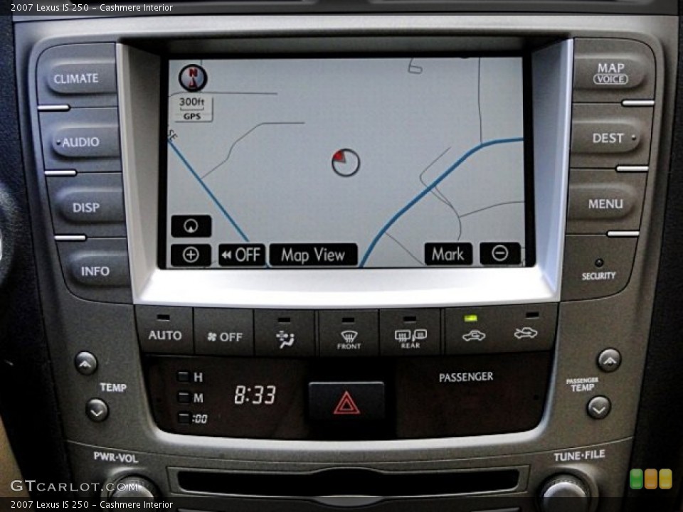 Cashmere Interior Navigation for the 2007 Lexus IS 250 #98165417