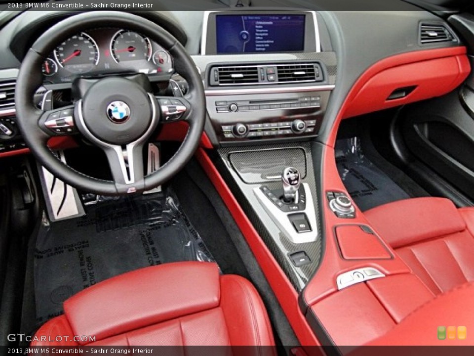 Sakhir Orange Interior Photo for the 2013 BMW M6 Convertible #98170479