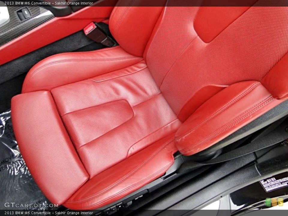 Sakhir Orange Interior Front Seat for the 2013 BMW M6 Convertible #98170545