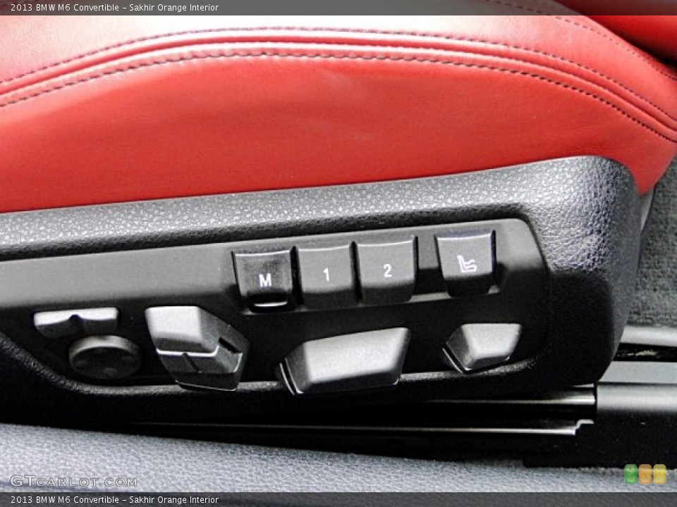 Sakhir Orange Interior Controls for the 2013 BMW M6 Convertible #98170896