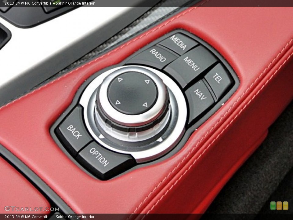 Sakhir Orange Interior Controls for the 2013 BMW M6 Convertible #98172031