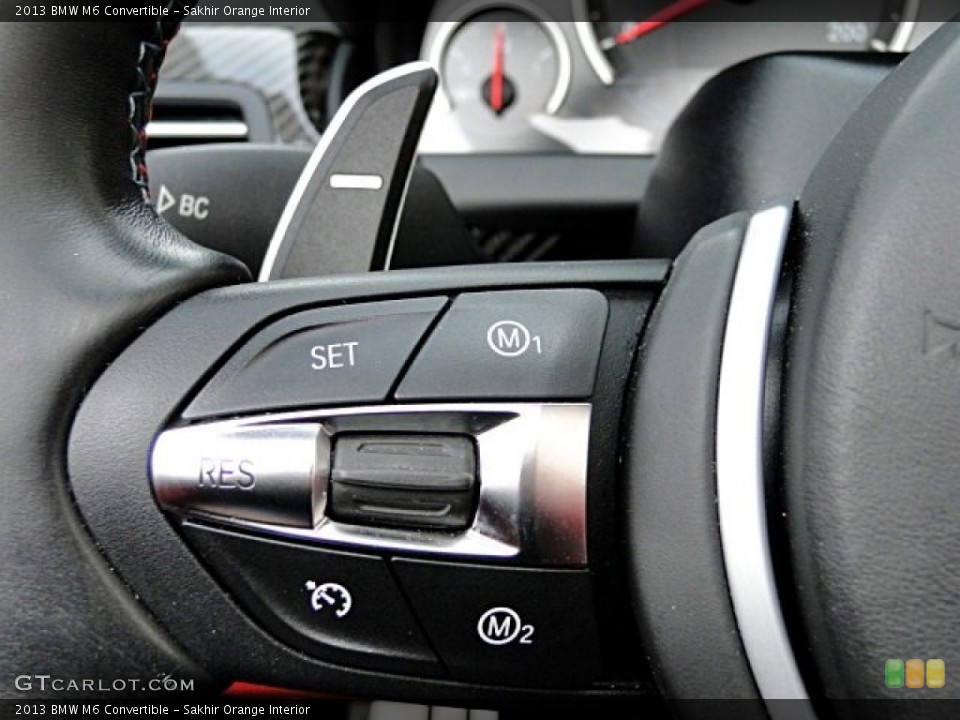 Sakhir Orange Interior Controls for the 2013 BMW M6 Convertible #98172165